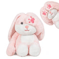 Baby Easter Bunny Stuffed Animals, 12 Soft Plush Rabbit Toy, Infant Hide Seek