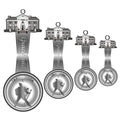 Elvis Graceland Measuring Spoon Set