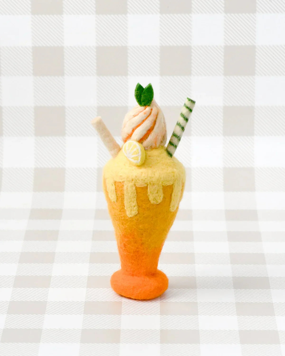 Pre-Order Felt Mango Milk Shake Play Food (Ships in mid-August)