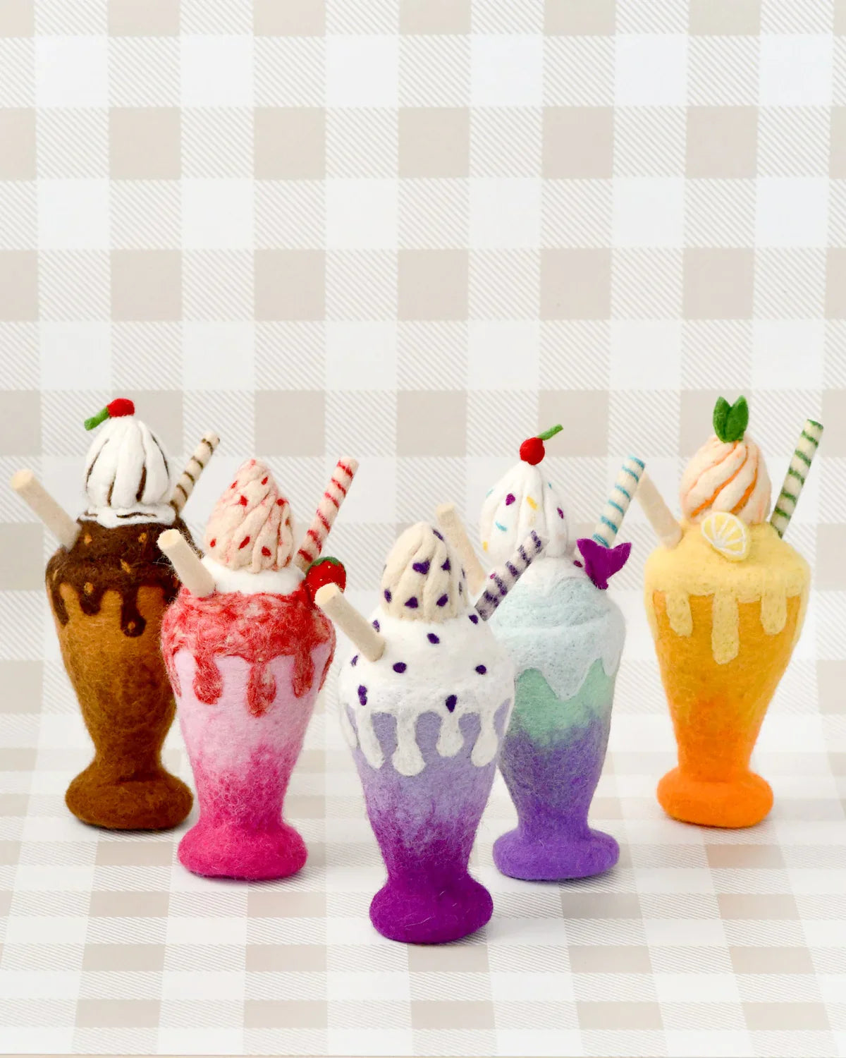 Pre-Order Felt Mango Milk Shake Play Food (Ships in mid-August)