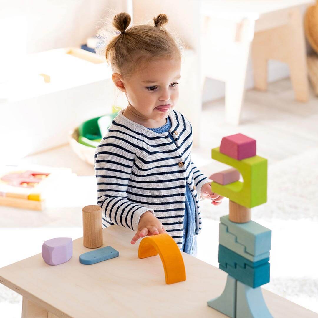 Wooden Building World Cloud Play Set