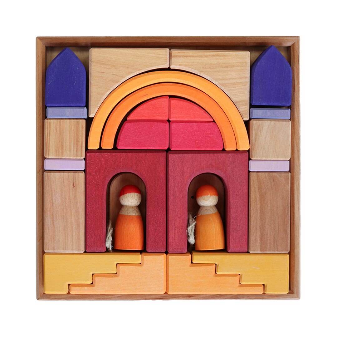 Wooden Building World Desert Sand Set