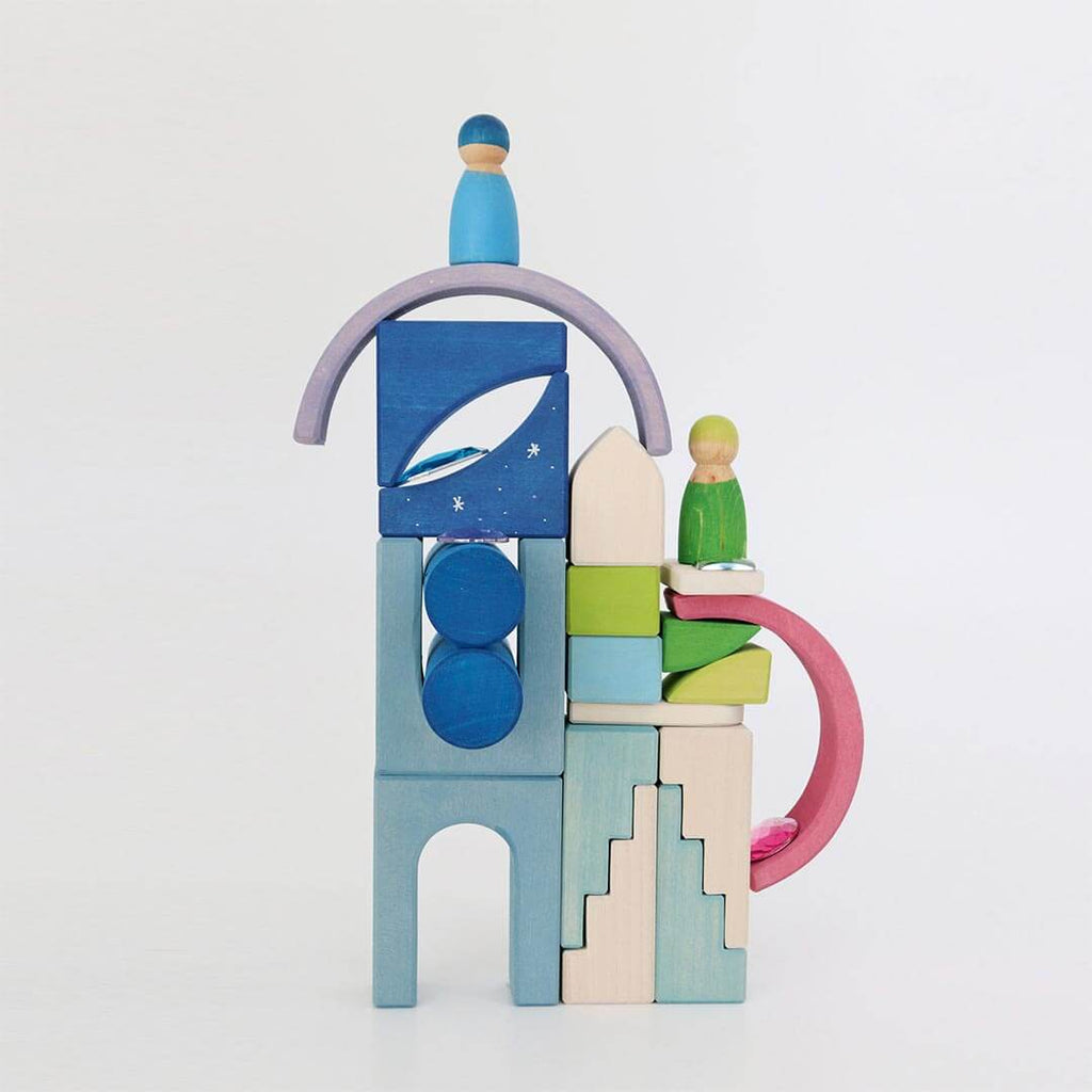 Wooden Building World Polar Light Set