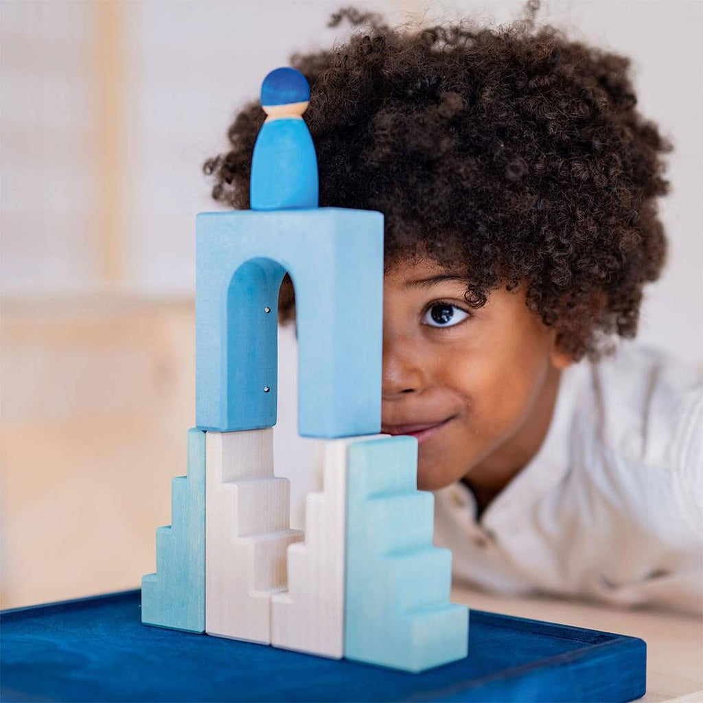 Wooden Building World Polar Light Set